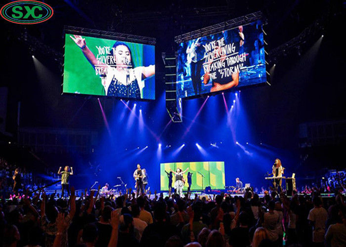 HD P3.91 Indoor Full Color Led Screen Rental SMD 3 In1 For Large Concert Video Wall