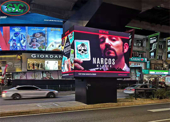 DIP P10 Led Outdoor Advertising Screens Full Color LED Display Outdoor