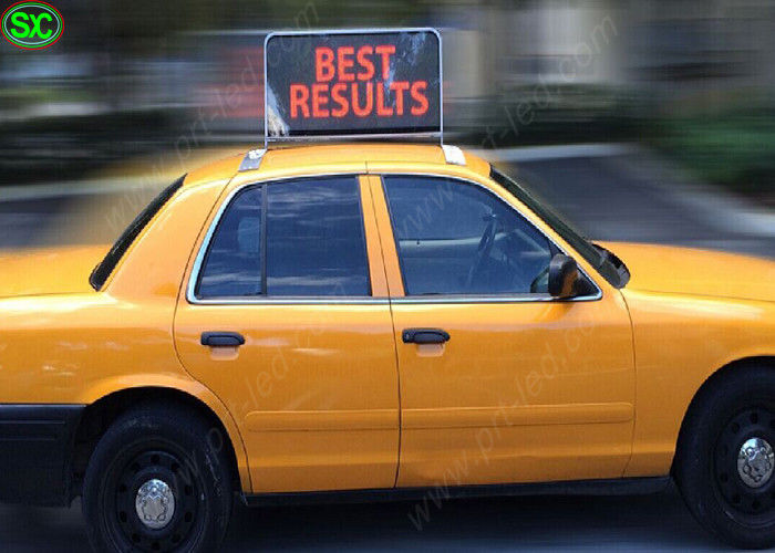 P5 Full Color Car LED Sign Display video taxi roof led sign for car