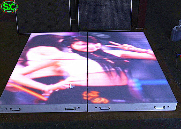 Portable Interactive 3D Video LED dance floor rental display for wedding party