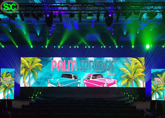High Definition advertising SMD P4 Indoor Tri-Color Led Display for Bank concert