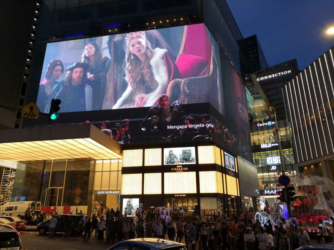 SMD2727 Outdoor Full Color LED Die-casting Aluminum Screen Mall Stadium Video Signage