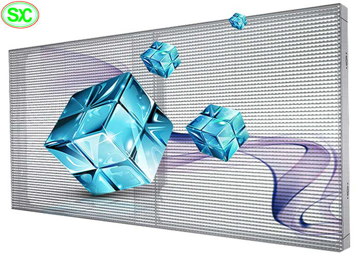 High Brightness Transparent LED Panel , Full Color Signage SMD2121