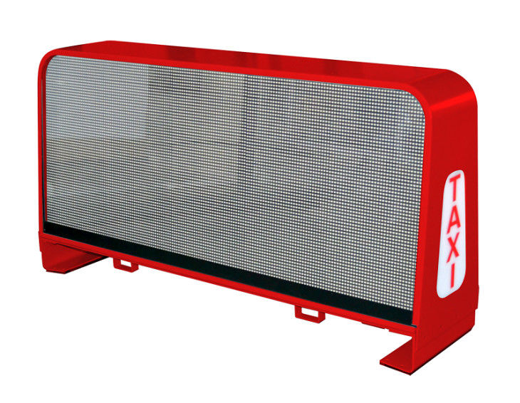 Outdoor Full Color Double Side Taxi P5 Advertising LED Display Car Roof Sign Waterproof