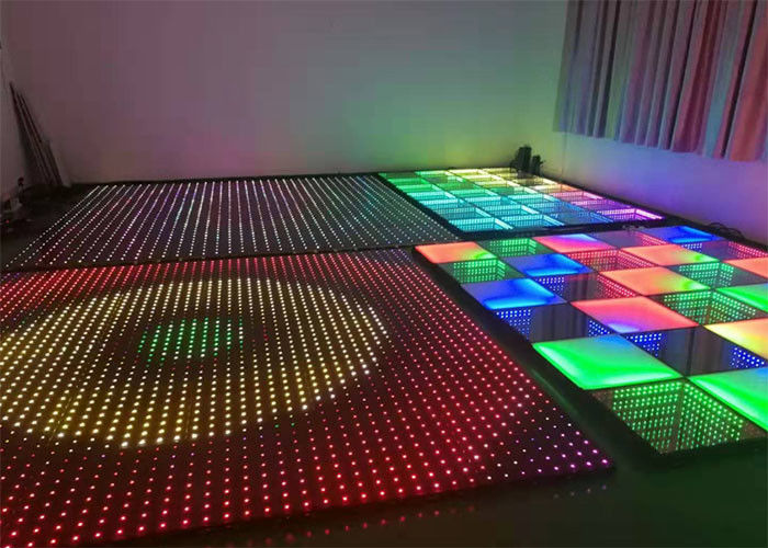 China SMD3535 Sound Active Dj Led Disco Dance Floor Warm White Beam Panels