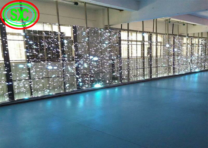 Advertising Panel Epistar Chip Transparent Led Curtain Screen transparent led screen transparent glass led display