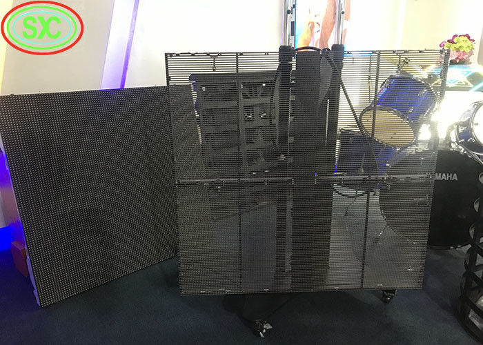 P3.91 Full Color Transparent LED Screen HD Indoor Advertising Display