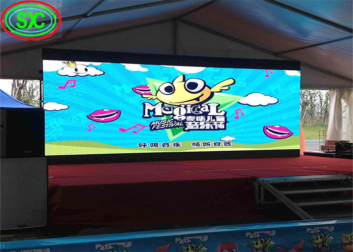 LED Rental Screen / Slim And Lightweight LED Display, Customizable Large Stage Festival Screen