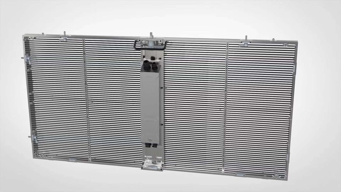 Indoor 500*1000mm Commercial Glass Mesh Transparent LED Screen P3.91-7.82 Full Color