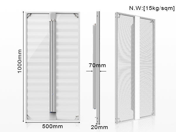 Indoor P3.9-7.8 Full Color Transparent Led Display Screen Smd Curved Led Video Wall Glass Led Screen For Showcase
