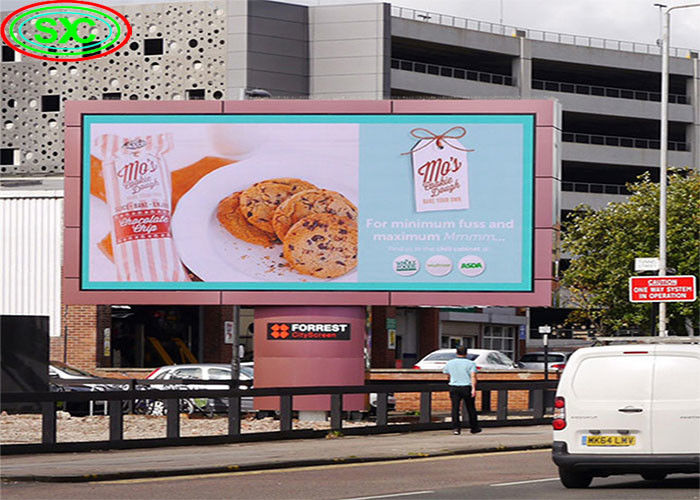 P6 Outdoor Full Color HD LED Die-Cast Aluminum Leasing Screen 3 Years Warranty