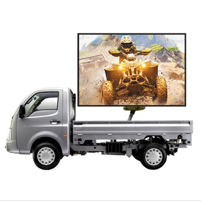Highly Durable Mobile Truck LED Display with IP65 Rating and 1000 Hours Average No Failure Control Mode Computer Synchronous