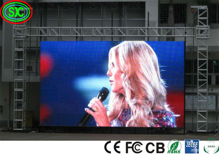 FCC IECEE 6000cd 40000dots/sqm 1R1G1B Stage Led Screens full color led display stage led screen