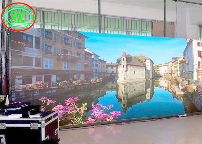 P3.91 - 7.81 Transparent Indoor Full Color LED Display Screen HD Screen Without Smear
