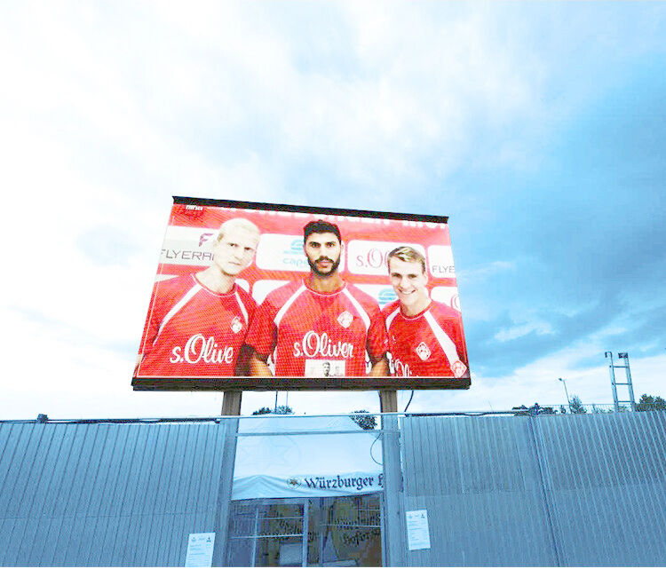 SMD IBM5024 P10 Fixed Outdoor Full Color LED Display Panel For Comercial Advertising