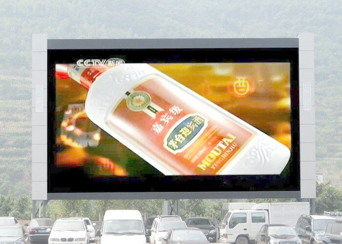 Top P31.25 DIP Outdoor Full Color LED Advertising Display Screen 1R1G1B High Brightness