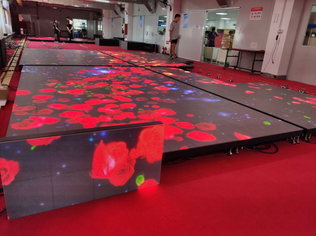 Indoor Outdoor P4.81 Full Color LED Dance Floor Panel 1000x500mm 3-Year Warranty