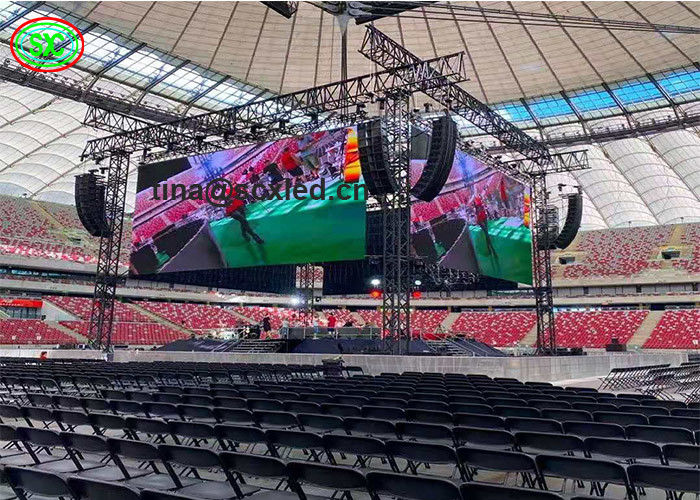 Indoor Stage P4.81 SMD Full Color LED Video Wall Panel 500x500mm IP65