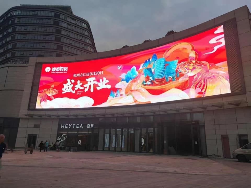 SCX LED P10 Outdoor Full Color LED Display Screen for Advertising with High Brightness and Long Lifespan