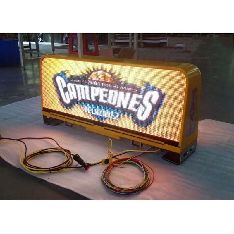 Customizable Car LED Sign Display with Symbol Function 192*64dot Screen Resolution DC 5V Voltage