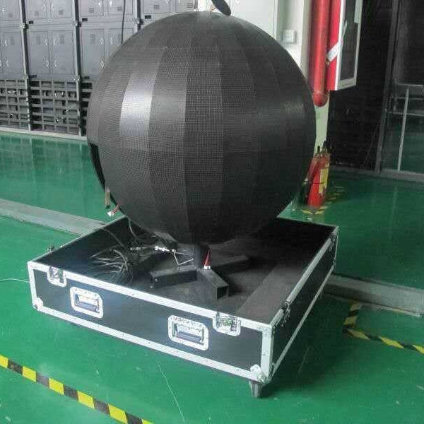 Video/Text/Image Display Function Round LED Monitor Powered by DC5V Voltage