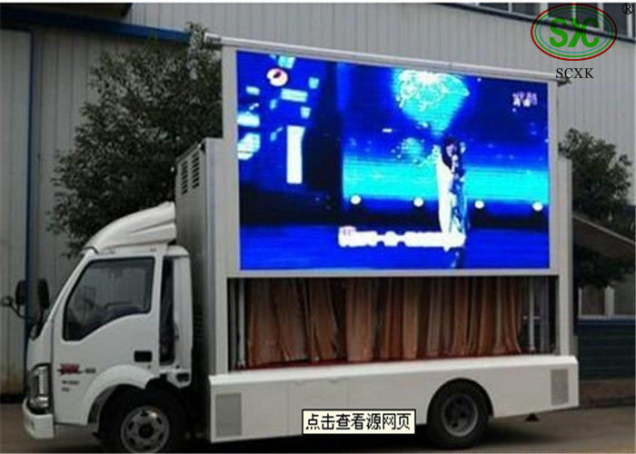 Electronic Advertising  Mobile Truck LED Display P10 smd3535 1R1G1B brighter led screen
