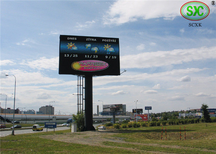 Light Weight SMD Outdoor LED Billboard , 31.25mm Full Color LED Display For Studio