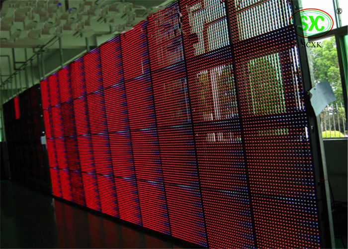 High resolution plaza PH10 LED video curtain With 16dots*16dots Resolution