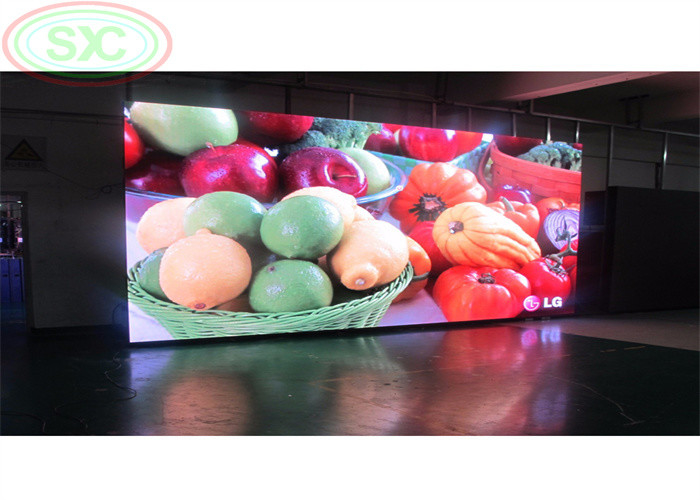High refresh rate 3840 hz indoor P 3 LED display mounted on the wall for meetings