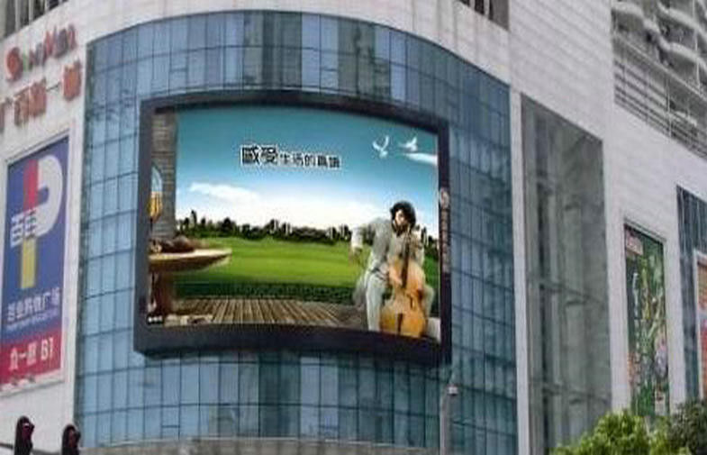 HD P10 Outdoor Full Color LED Display 1R1G1B Pixel For Hotel, 100000hours Operating Life