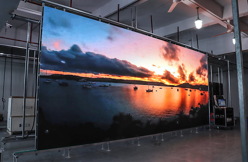 Indoor Solutions Full Color LED Display Screen P4 Wall Mount LED Video Wall Panel