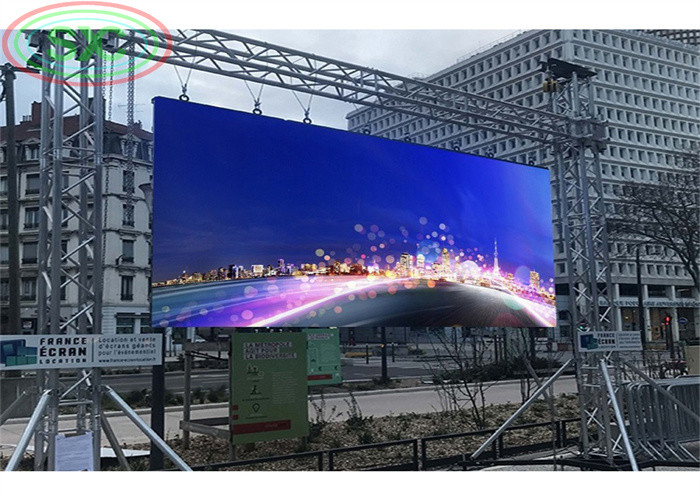 Outdoor LED display P 4 LED screen with truss and stage structure for ...
