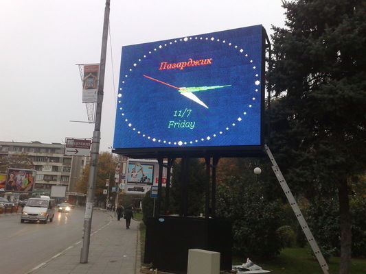 Good price Outdoor  fixed led display p10 SMD 3535 1/4 scan programmable led sign with 7000 brightness online