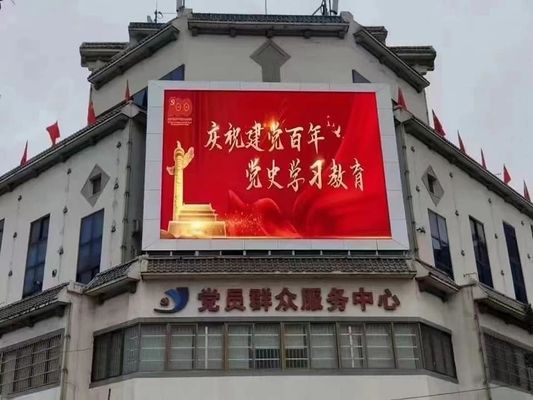 Fixed installation outdoor P6  960x960mm cabinet  led video wall display  with 6500 brightness