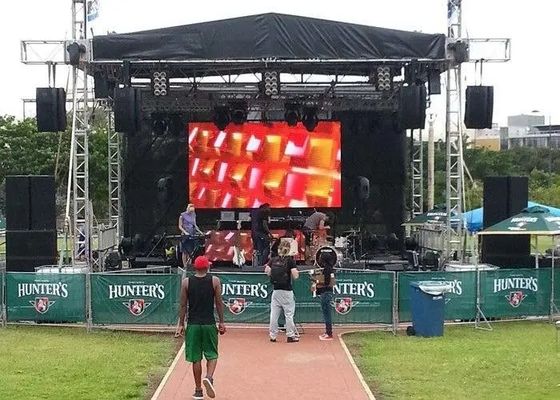 P10 Outdoor Full Color LED Advertising Screen IP65 Waterproof 5000cd/㎡