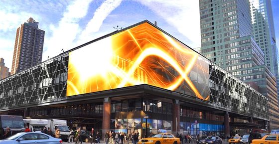 Good price Outdoor Full Color P8  COB LED Display IP65 1024*1024mm cabinet 7000cd / sqm full color led display online