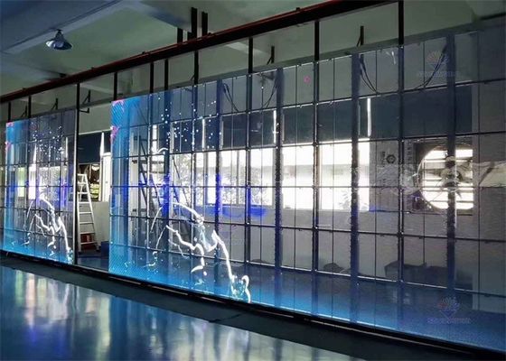 Good price Wafer Chip Transparent LED Screen , Indoor Transparent LED Display online