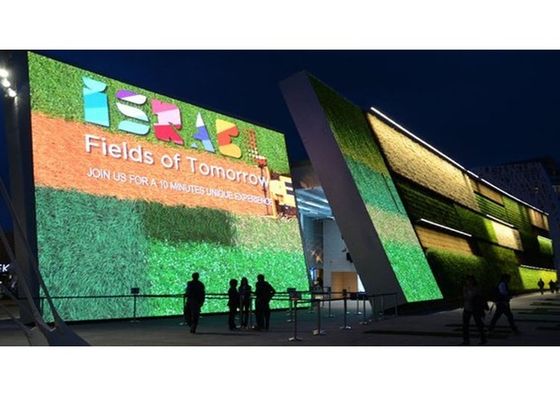 Full Color P10 Outdoor LED Panel 5000cd/M2 Brightness 10mm Pixel Pitch