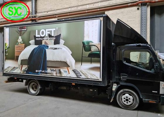 Outdoor Waterproof LED Advertising Truck Display P6 High Brightness Epistar Chip