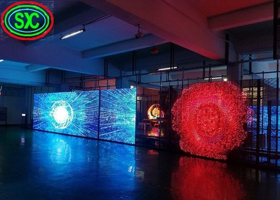 Good price Transparent Led Window Display Screen Glass Panel Poster P3.91 Customized Shape online