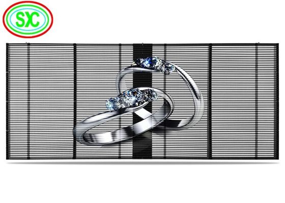 Good price Rental Ultra HD Energy Saving Hanging Transparent LED Screen Iron Cabinet IP65 P10 online