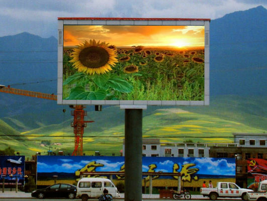 Good price P10 LED Billboards IP65 / LED Digital Advertising Billboards Full Color With 220V 60HZ 	led digital billboard online