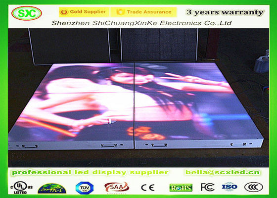 Good price P4.81 SMD3535 Sound Active Dj Touch Led Disco Dance Floor Warm White Beam Panels online