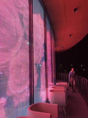 Good price P2.5transparent glass screen full color , 3G WIFI transparent video wall Brightness 6000 online