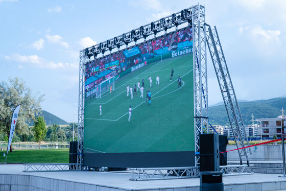 Quality Outdoor P3.91 500x1000mm Stage Led Display  with 500x500mm cabinet and 3840hz refresh rate factory