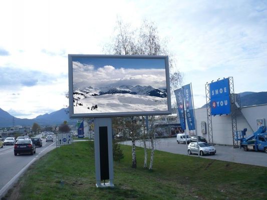 Good price Outdoor P6 Large Led Screen Advertising Billboards With 3 Years Warranty online