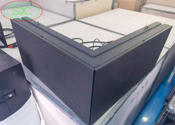 Good price P10 Outdoor Full Color Led Curved Screen Waterproof Iron Cabinet online