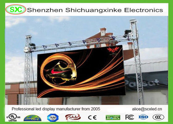 Light Weight Super Thin Hanging LED Display , Chaming Events Led Screen 500x500