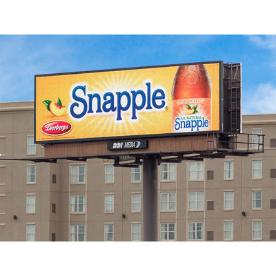 SMD P6 Outdoor building Full Color LED Billboard 576x576mm IP65 Waterproof