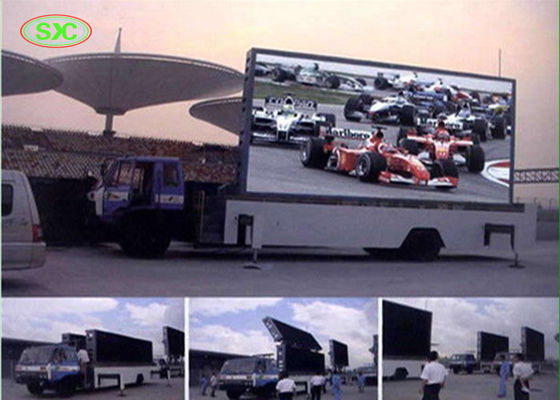 Good price outdoor mobile truckP4 led display with  4mm pitch for commercial advertising online